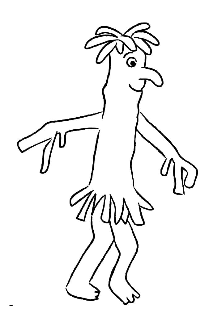 Printable Stick Man Coloring Page - Free Printable Coloring Pages for Kids