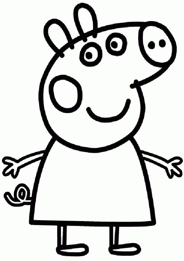 Funny creature 26 pig coloring pages for kids | Print Color Craft