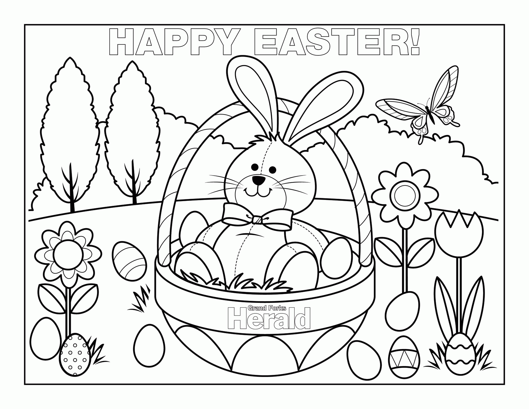 Free Easter Printable Coloring Pages   Coloring Home