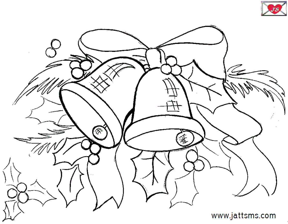 Christmas Coloring Pages Print Free | JattSMS.com - Coloring Home