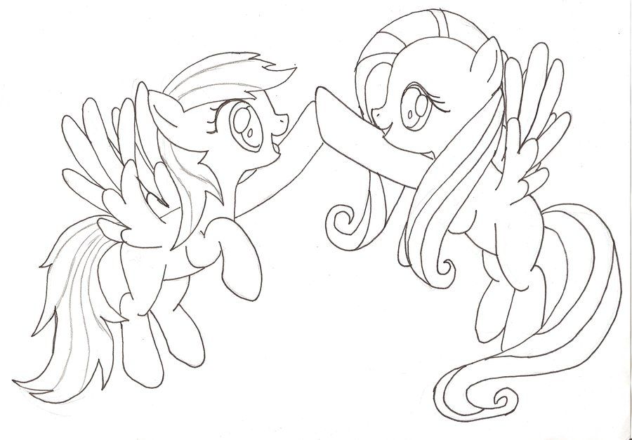 Rainbow Dash Equestria Girl Coloring Page - WeSharePics