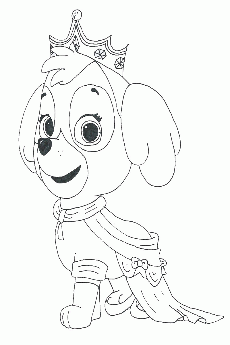 printable paw patrol coloring pages  coloring home