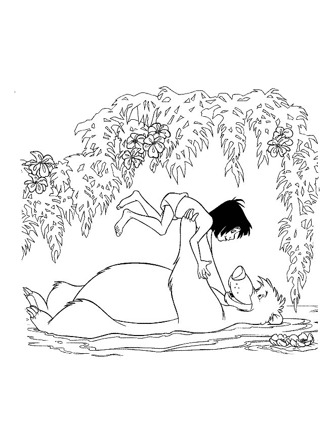 Kids-n-fun.com | 62 coloring pages of Jungle Book
