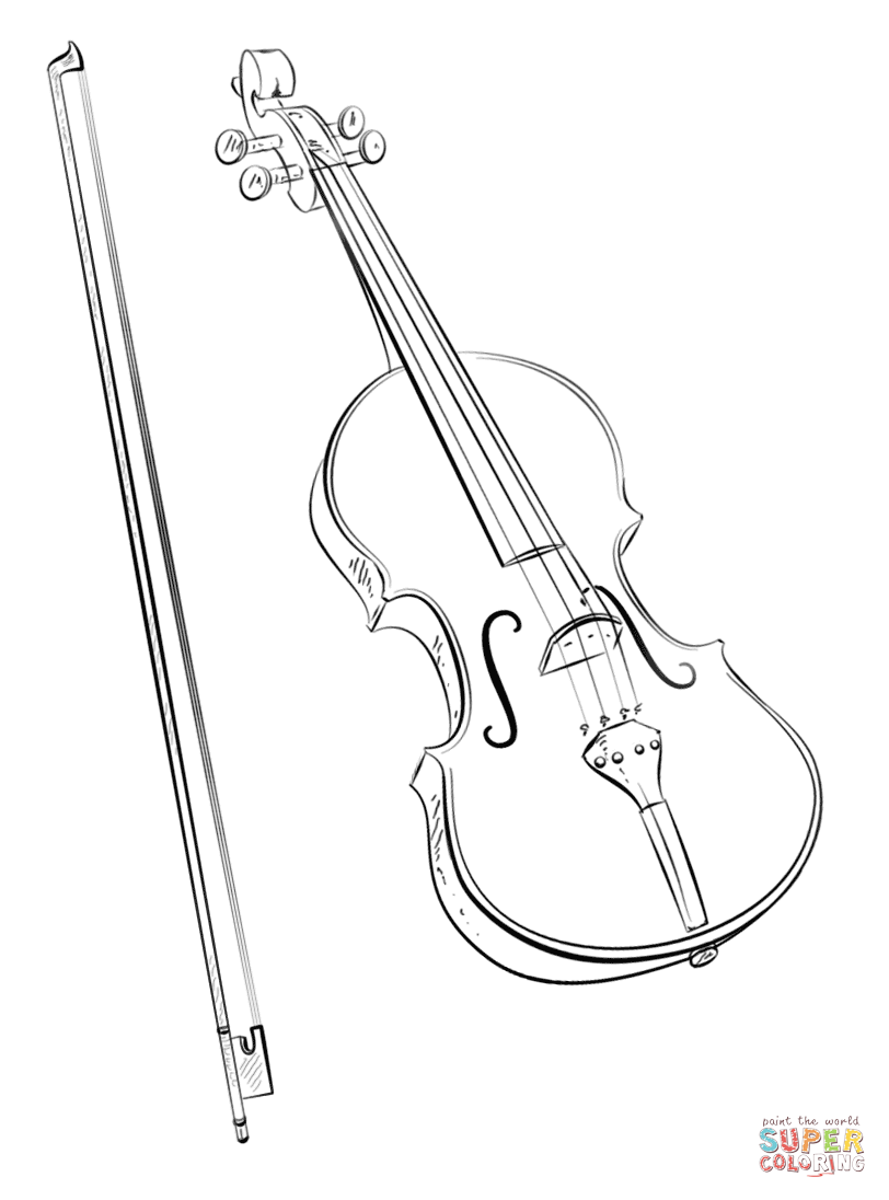Musical instruments coloring pages | Free Coloring Pages