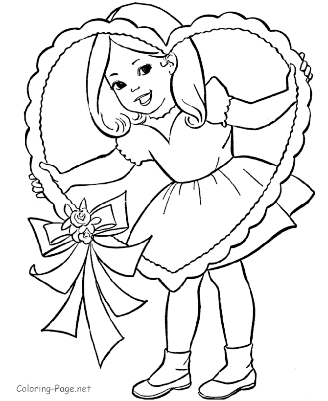 Free Flower And Hearts Coloring Pages, Download Free Clip Art, Free Clip  Art on Clipart Library