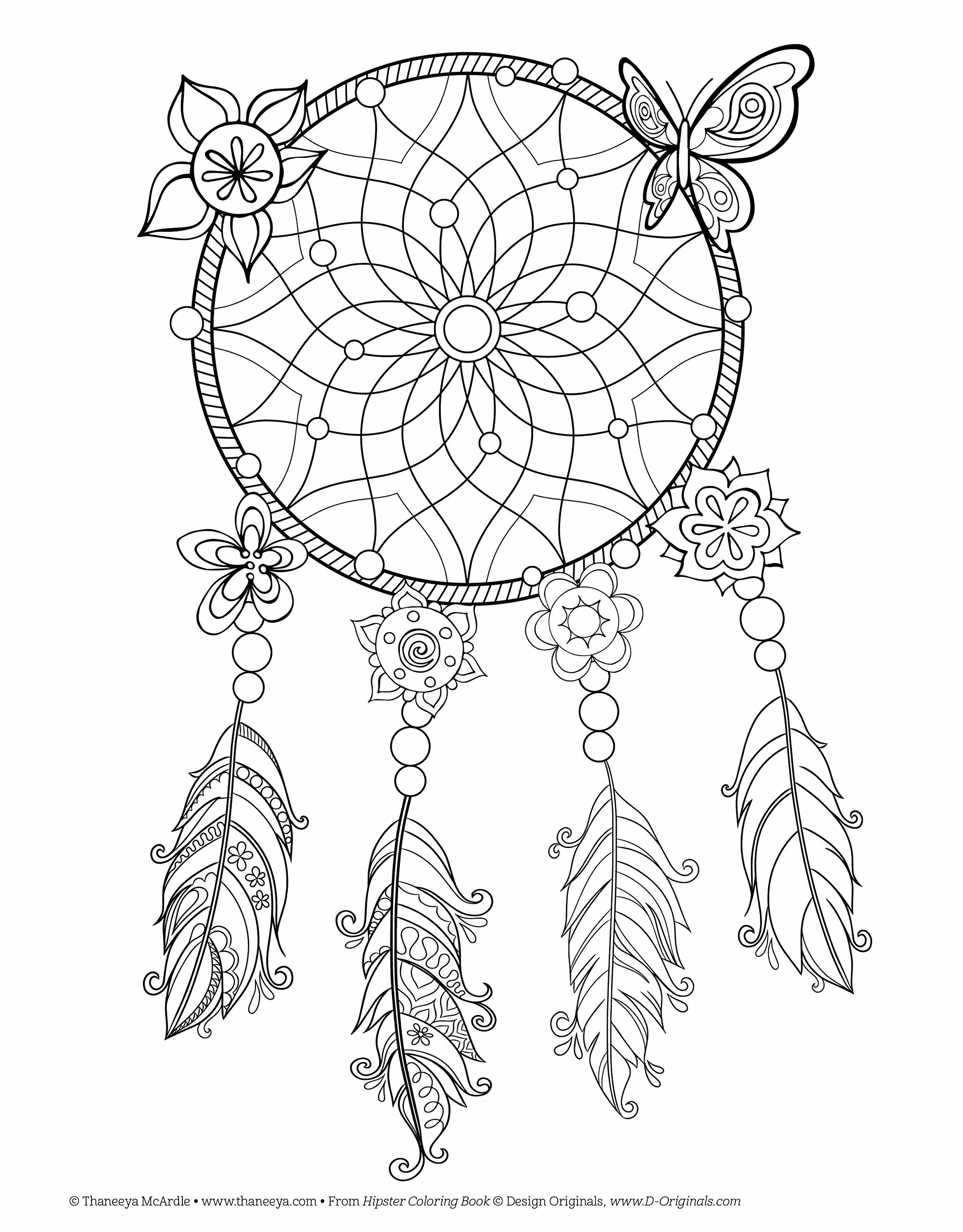 Coloring Book Hippie Aesthetic Pageseya Mcardle Thaneeya Pages ...