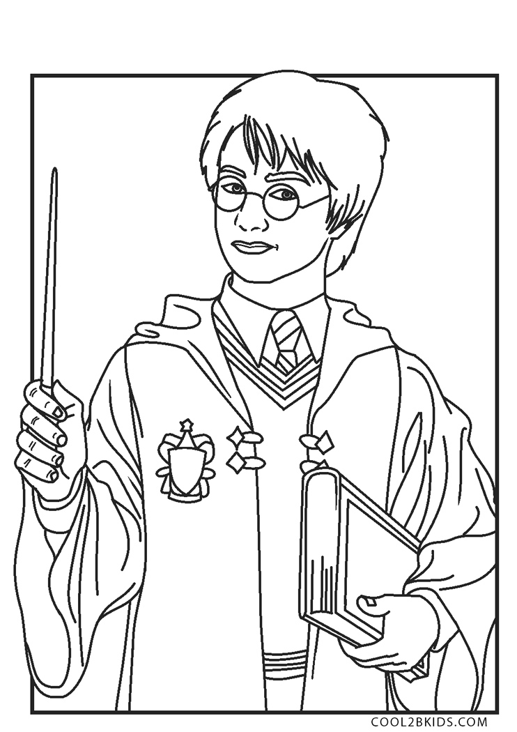 Free Printable Harry Potter Coloring Coloring Home