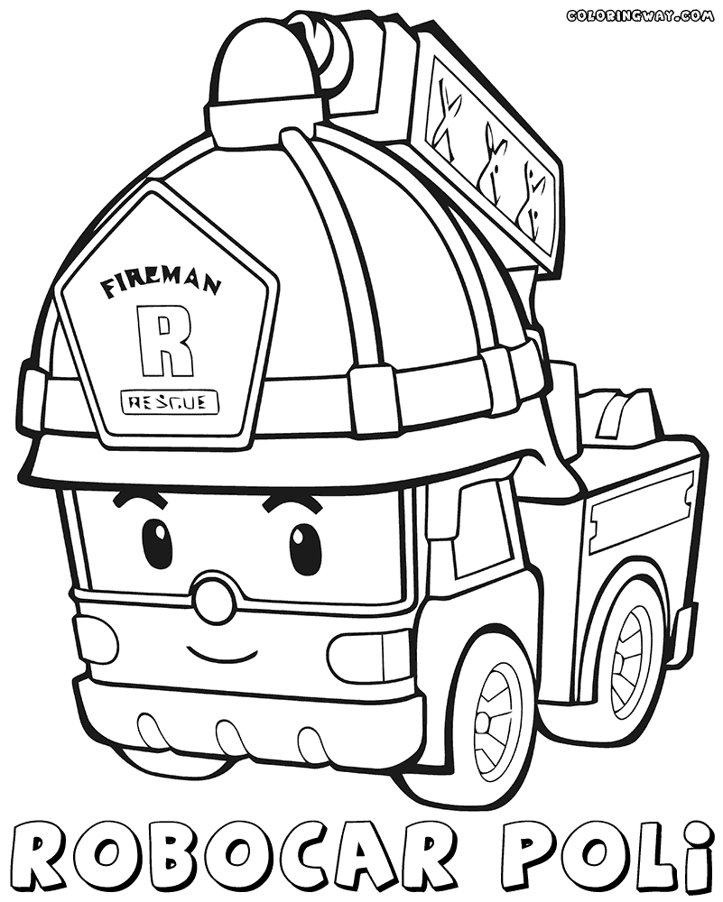 Robocar Poli Coloring Pages   Coloring Pages To Download And Print ...