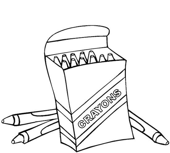 Crayon Box Coloring Page - Free Clipart Images - ClipArt Best - ClipArt Best