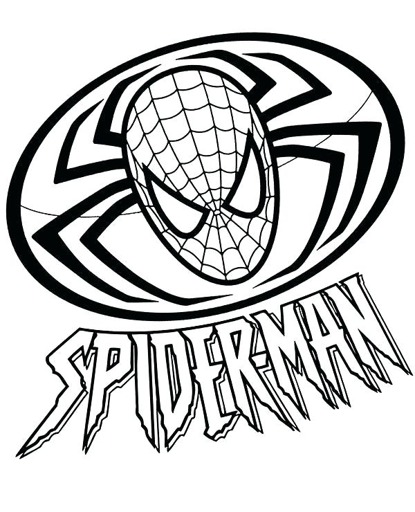 Spider-Man Logo Coloring Pages - Coloring Home