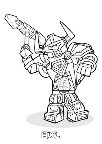 Kids-n-fun.com | 29 coloring pages of Lego Nexo Knights