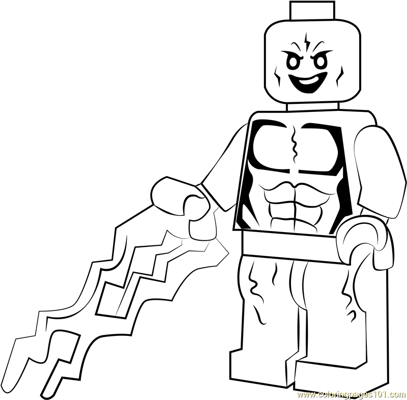 Lego Electro Coloring Page for Kids - Free Lego Printable Coloring Pages  Online for Kids - ColoringPages101.com | Coloring Pages for Kids