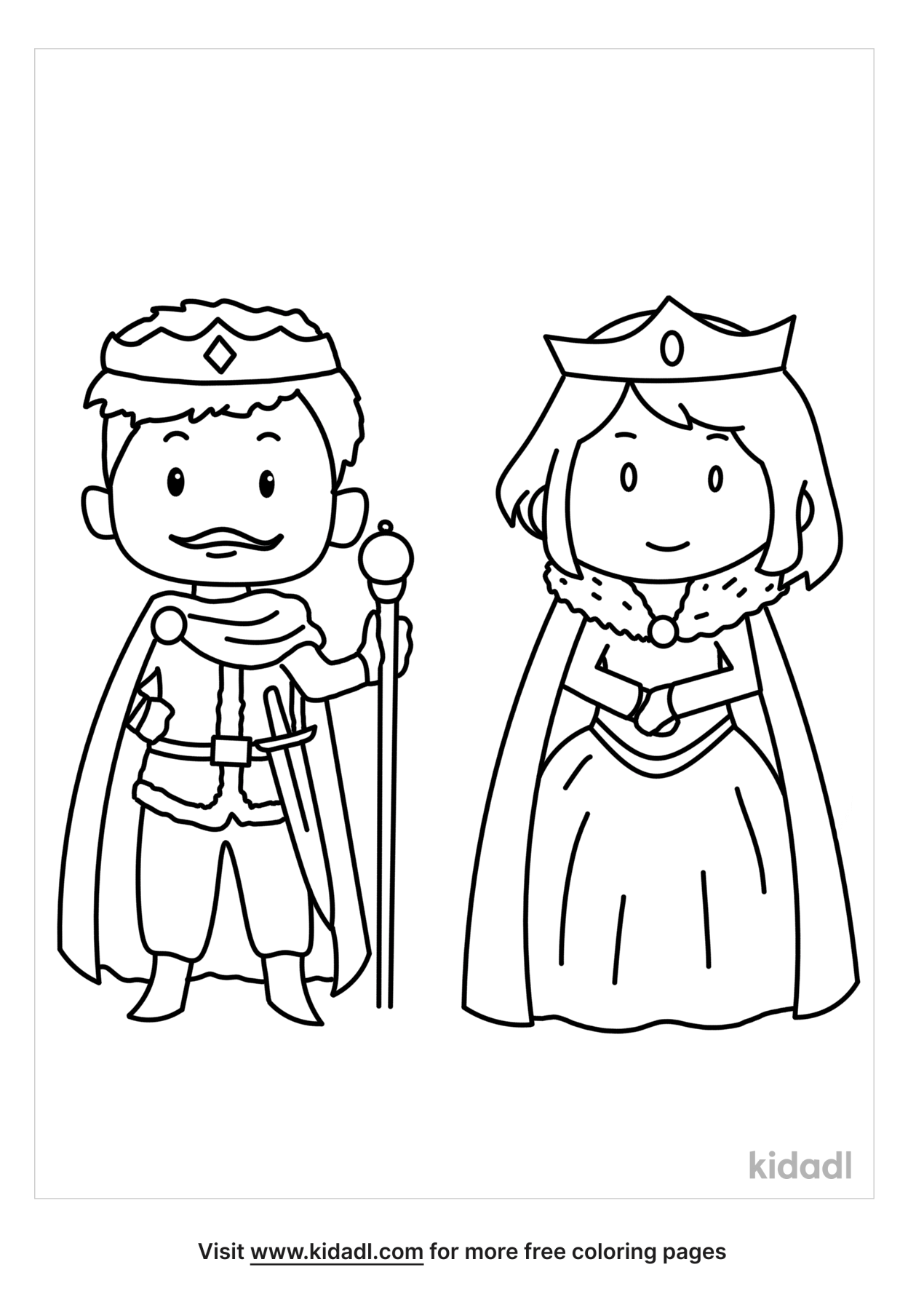 King And Queen Coloring Pages   Coloring Home