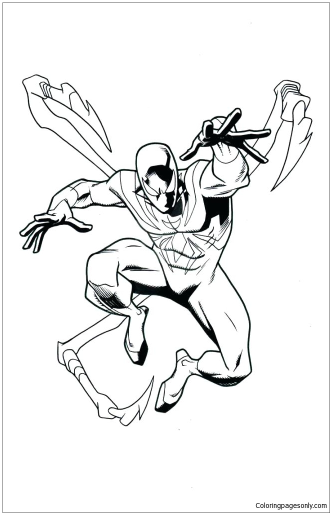 Iron Spiderman Coloring Pages - Spiderman Coloring Pages - Coloring Pages  For Kids And Adults
