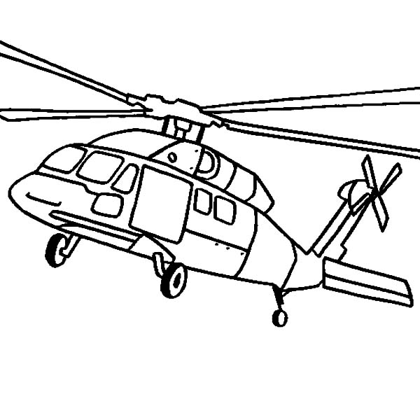 Black Hawk Helicopter Coloring Pages : Coloring Sun | Black hawk  helicopter, Coloring pages, Helicopter