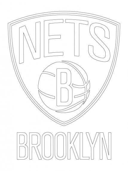 Brooklyn Nets Logo Coloring Page Logo Imágenes por Agrandeale33 | Imágenes  españoles imágenes