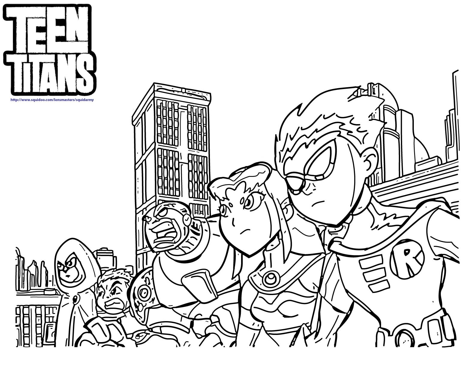 9 Pics of Teen Titans Go Coloring Pages Printable - All Teen ...