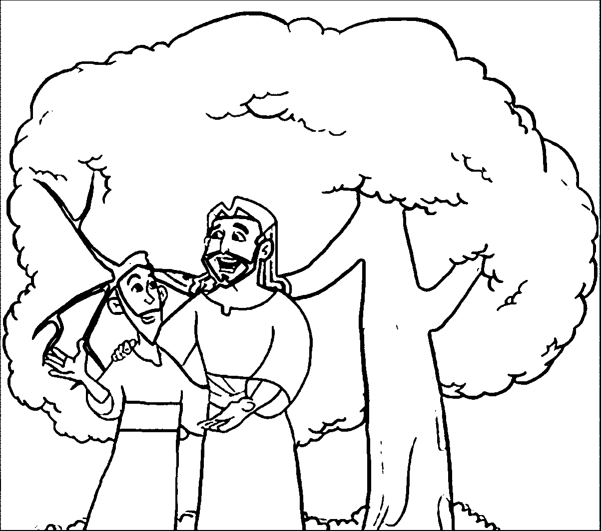 Download Zacchaeus Coloring Page Printable - Coloring Home