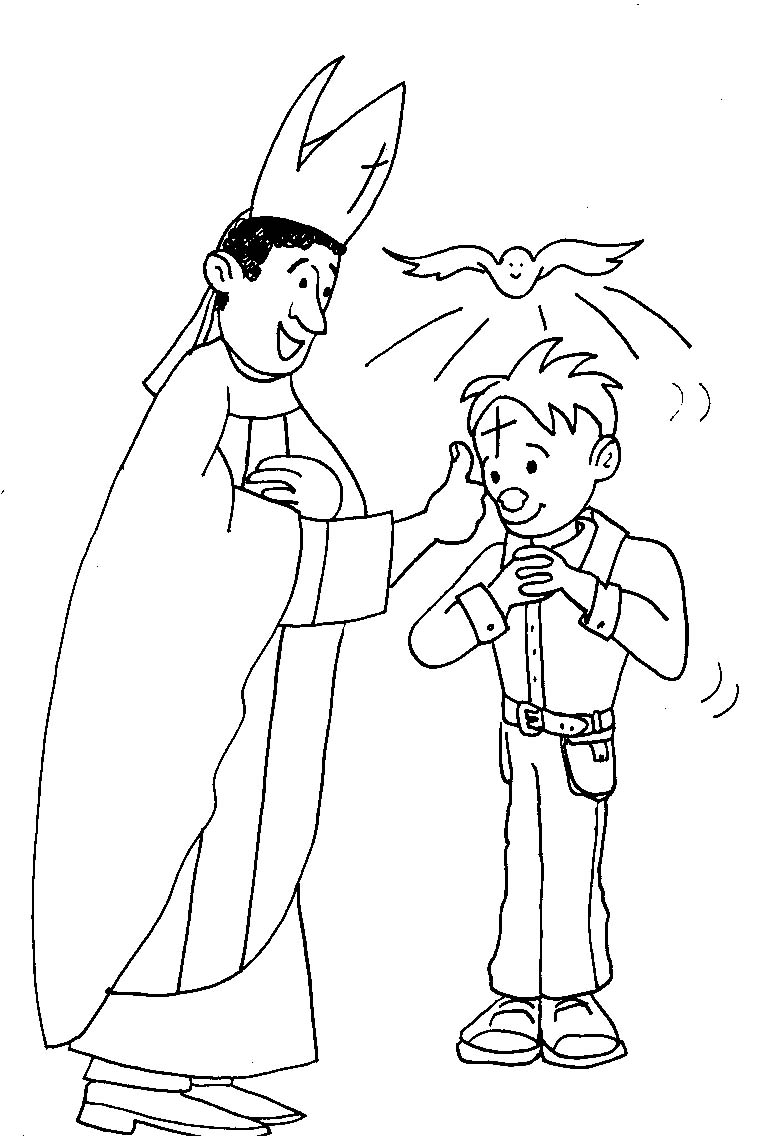 Confirmation Coloring Pages - Coloring Home
