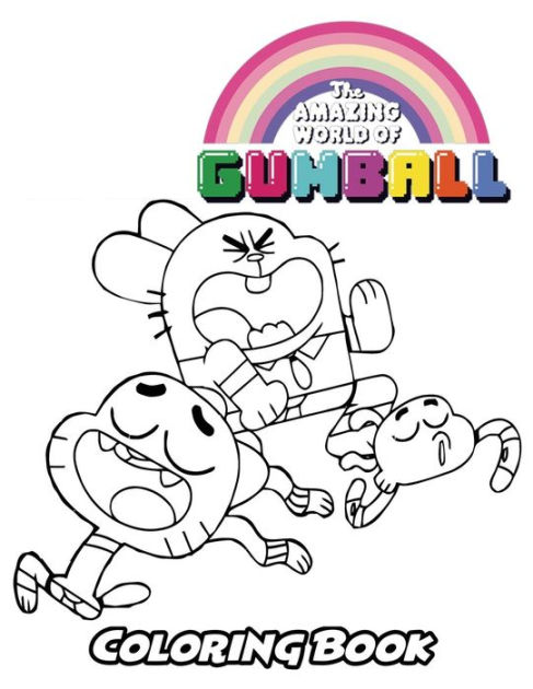 The Amazing World of Gumball Coloring Book: Coloring Book for Kids and  Adults, Activity Book with Fun, Easy, and Relaxing Coloring Pages|Paperback
