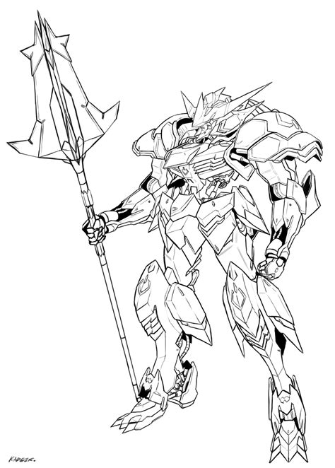 Gundam - Free Colouring Pages