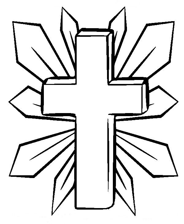Cross Coloring Pages To Print Coloring Home
