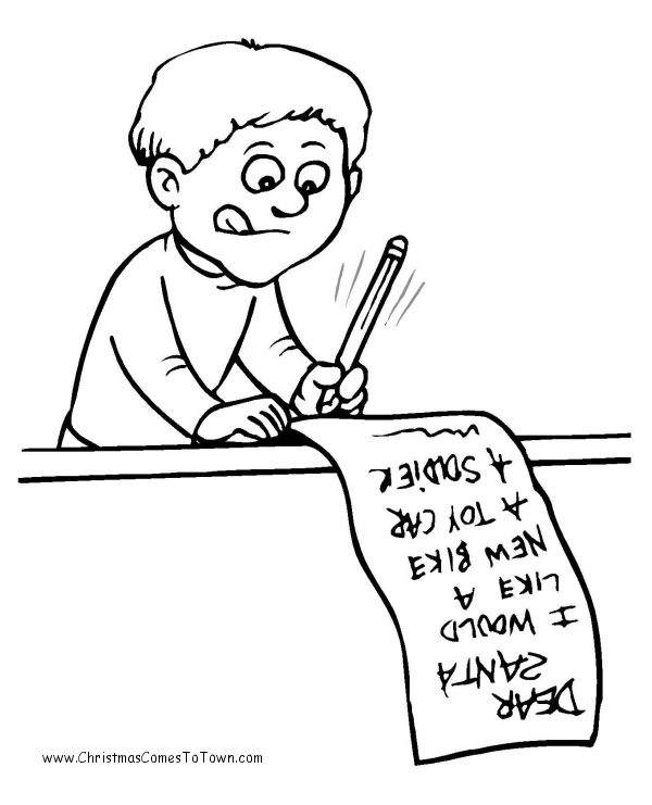 Page Of Writing Clipart