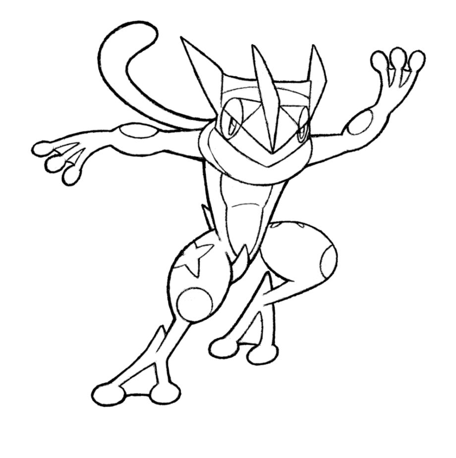Pokemon Froakie Coloring Pages | Transparent PNG Download #5462111 - Vippng