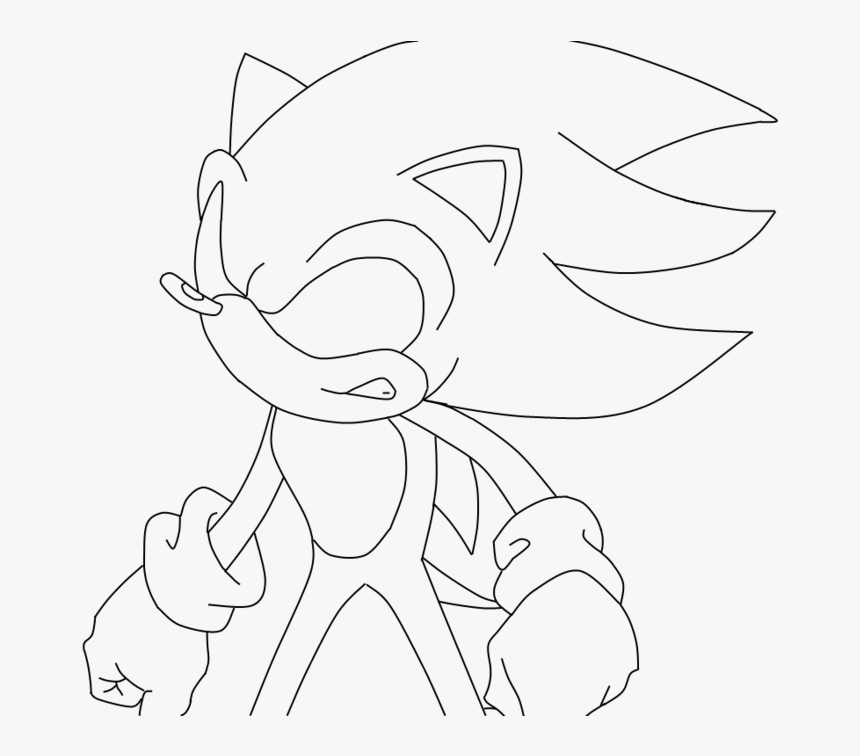 Dark Sonic Coloring Page Png Download Sonic Coloring Coloring Home