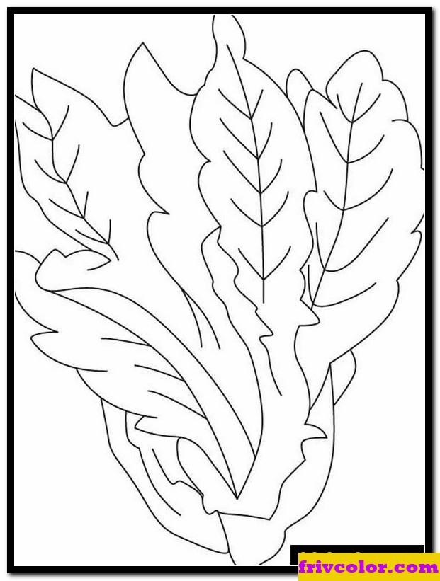 Celery Coloring Pages - Coloring Home