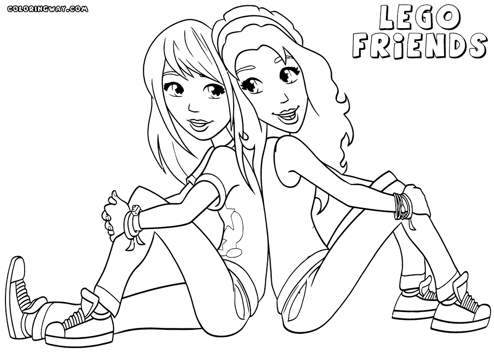 lego friend coloring pages - High Quality Coloring Pages