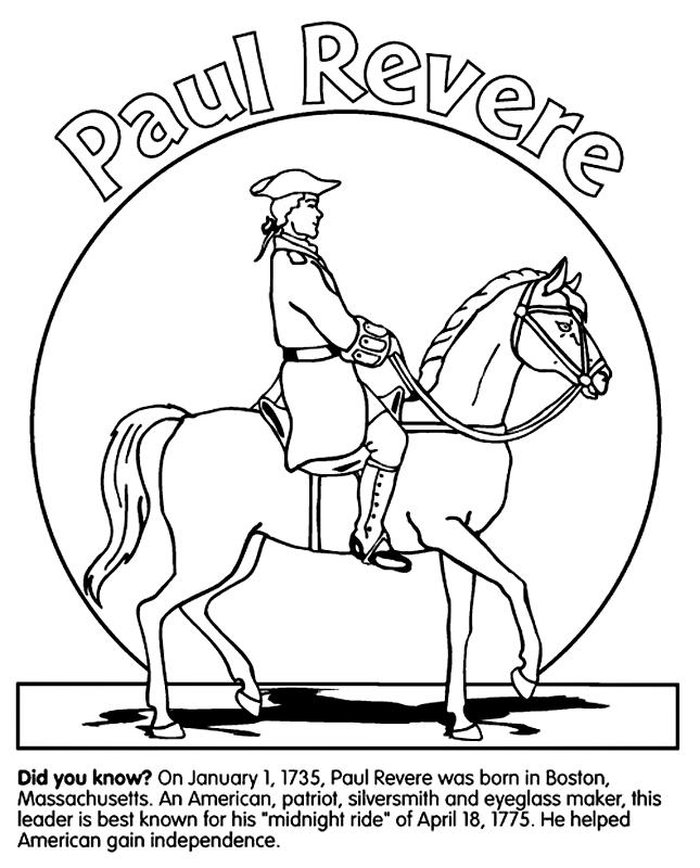 Revolutionary War Coloring Pages | Coloring Pages