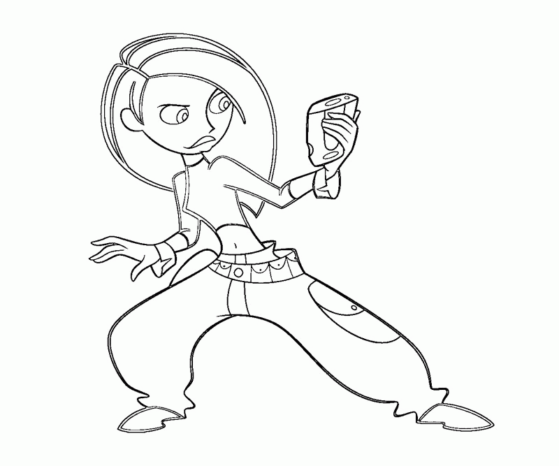 Kim Possible Coloring Pages - Coloring Home