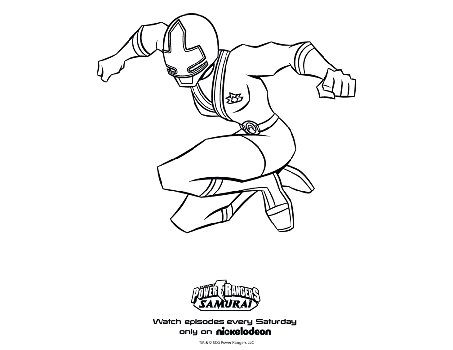 Power Rangers Samurai Coloring Pages Groups X