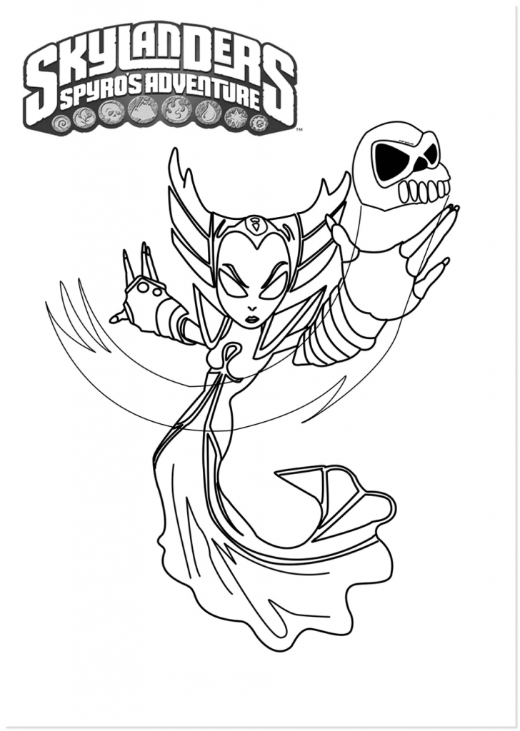 Skylander free coloring pages – Boomer | Easy Coloring Pages for All