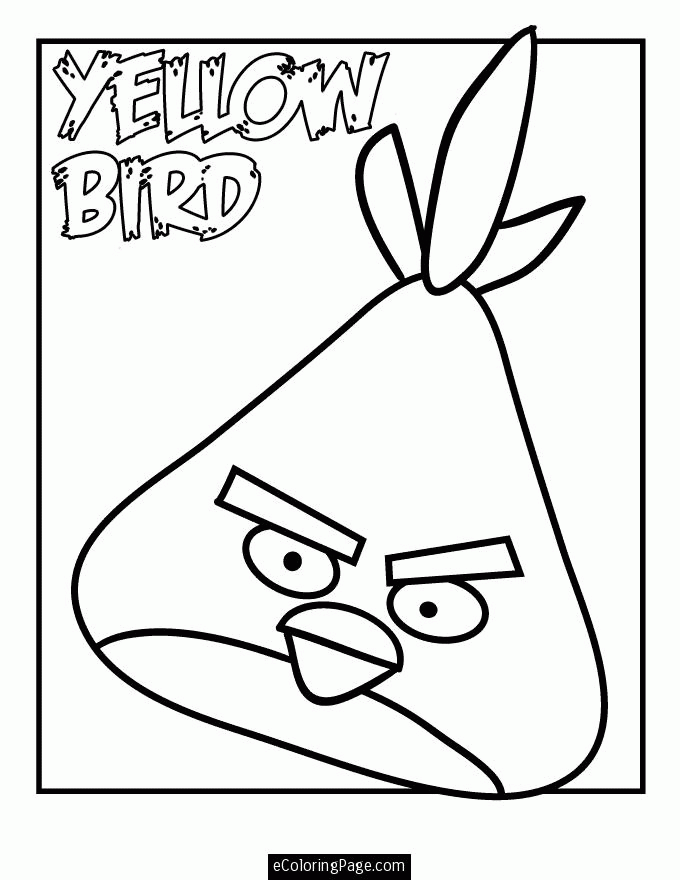 angre bird pig Colouring Pages