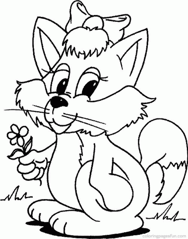 Cats and Kitten Coloring Pages 32 | Free Printable Coloring Pages 