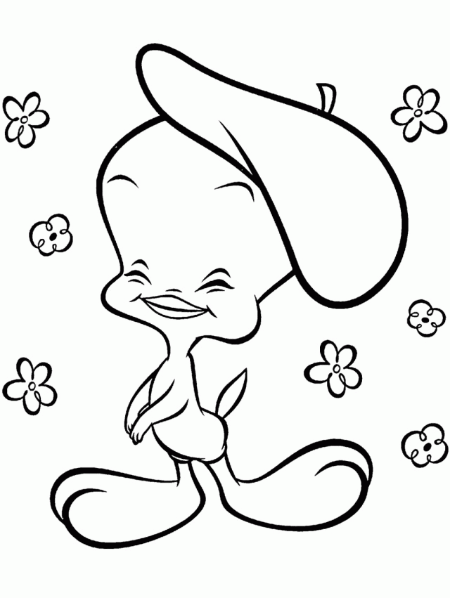 New Tweety Bird Coloring Page Looney Tunes Spot Coloring Pages 