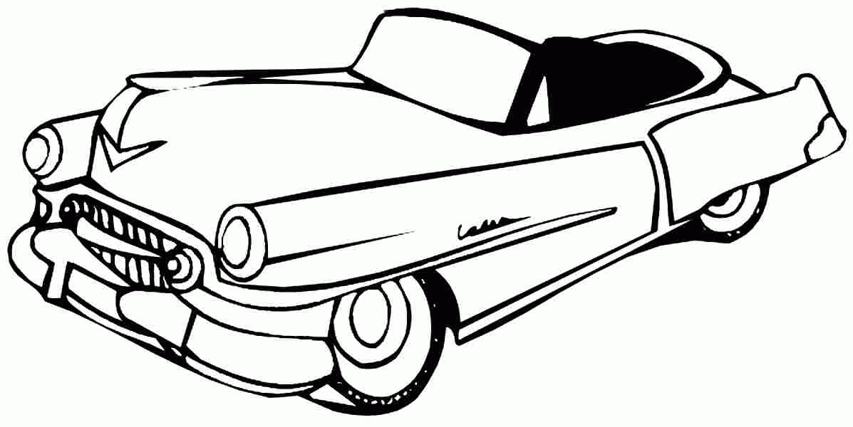 Transportation Cars Colouring Pages Free Printable For Boys 