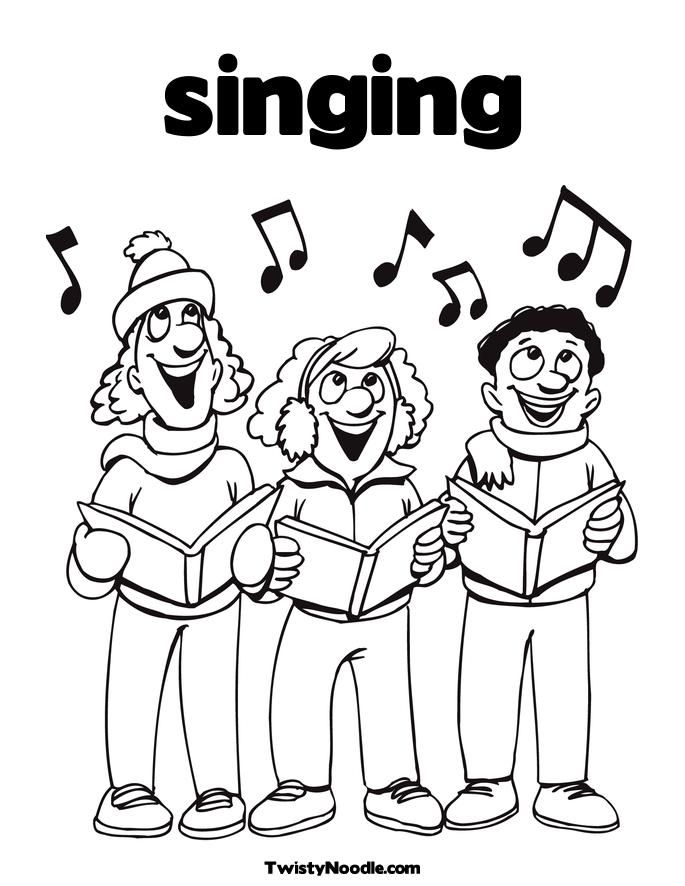 singing stars Colouring Pages (page 2)