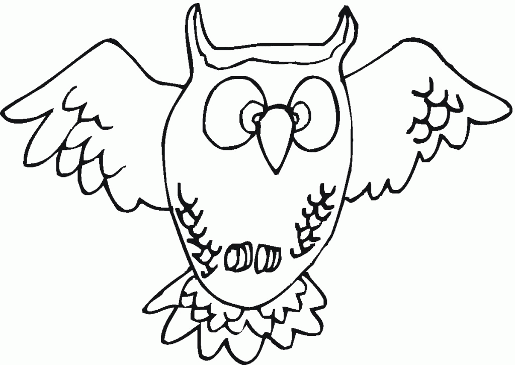Cute Owl Coloring Pages - Free Coloring Pages For KidsFree 