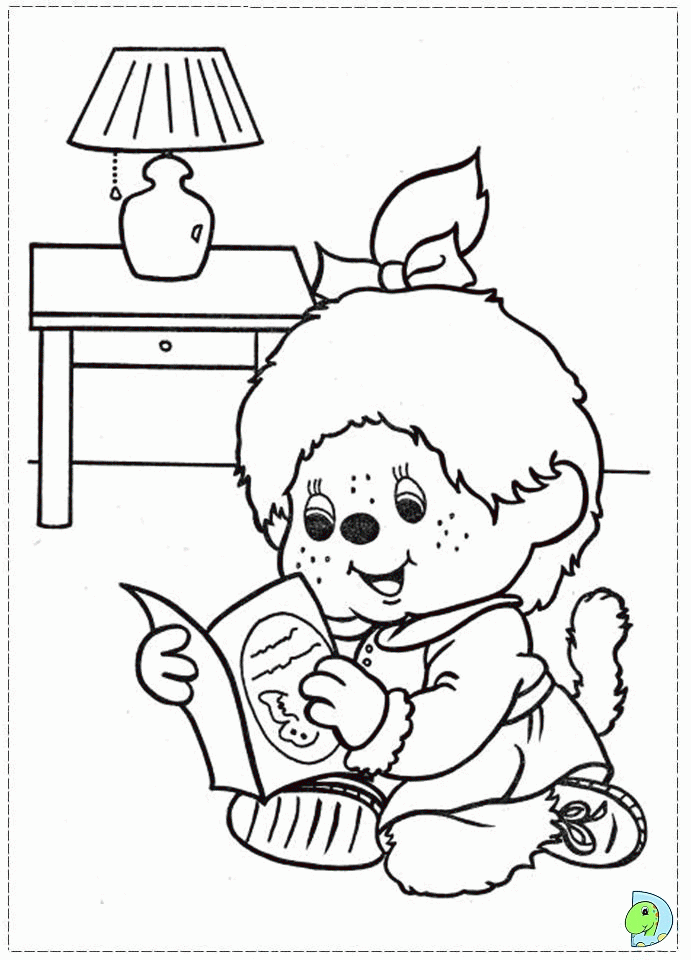 Monchhichi Coloring page