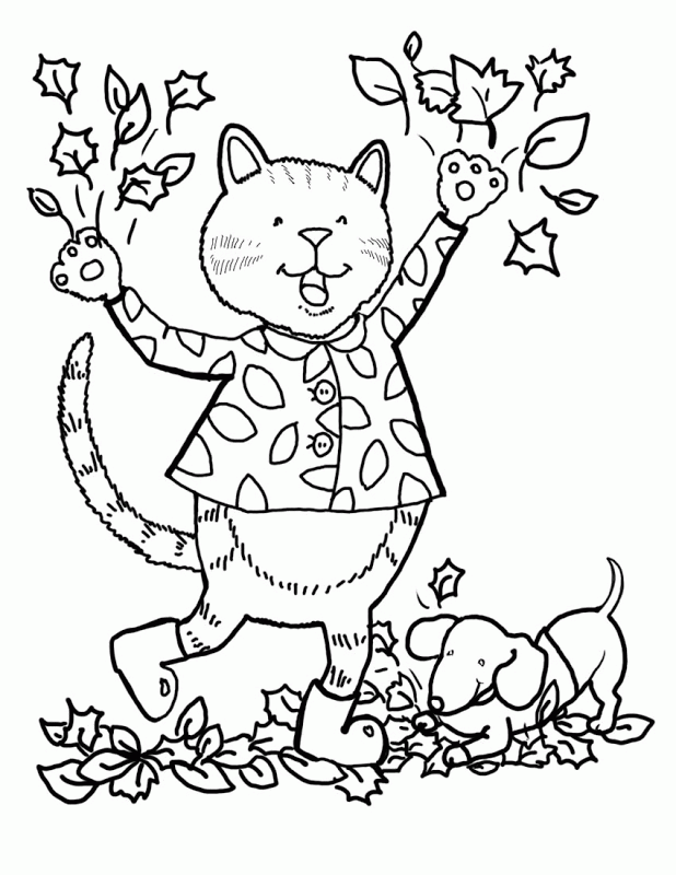 Funny: Enjoyable Coloring Page Autumn, ~ Coloring Sheets