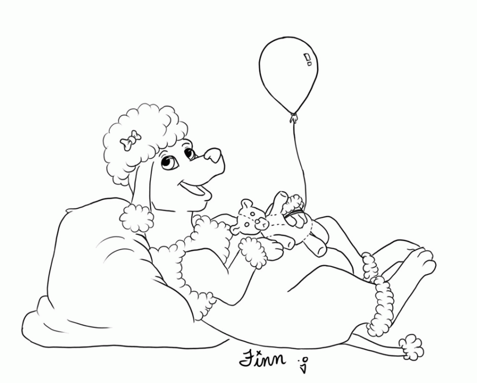 Poodle Coloring Pages For Kids Coloring Pages Amp Pictures IMAGIXS 