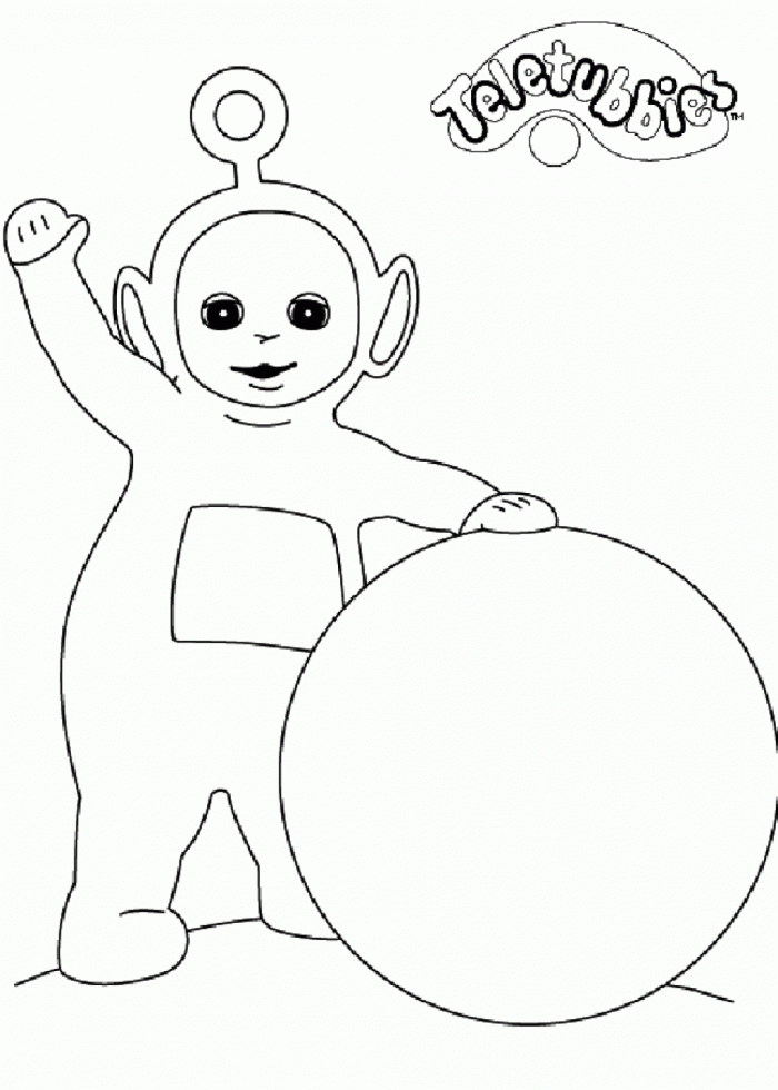 Teletubbies Coloring Pages Printable Free Full Size | 99coloring.com