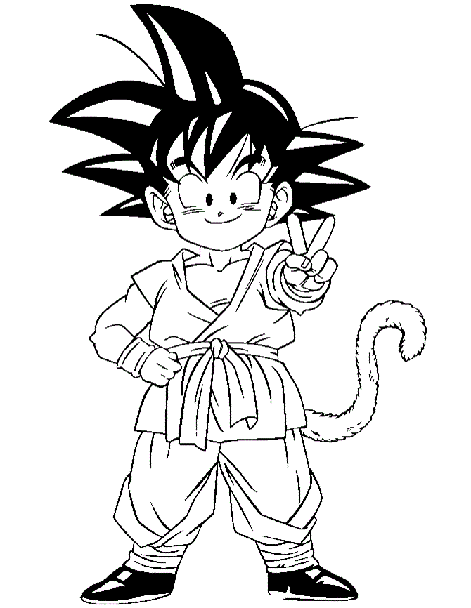 Coloring Online Dragon Ball Z | Free Coloring Online