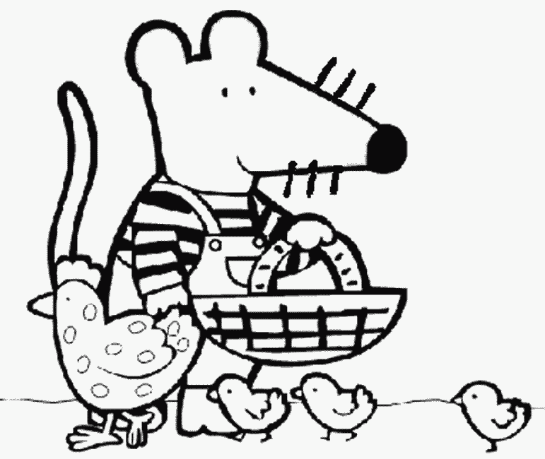 maisy the mouse Colouring Pages