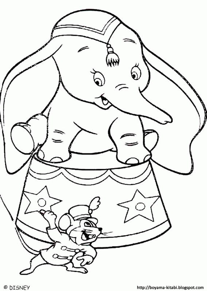 Dumbo Coloring 02 | The Coloring Pages - The Coloring Book 