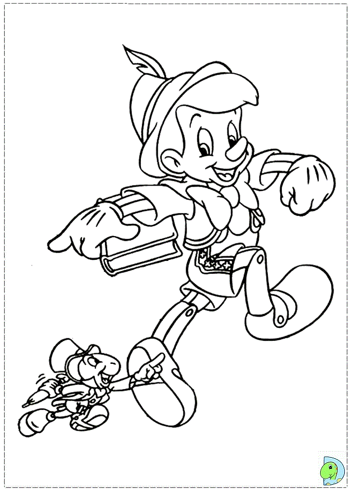 Pinocchio Coloring page