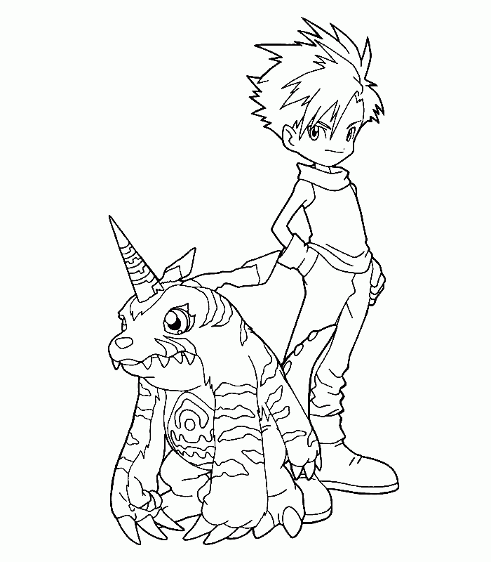 Digimon Coloring Pages for Kids- Coloring Book Pages